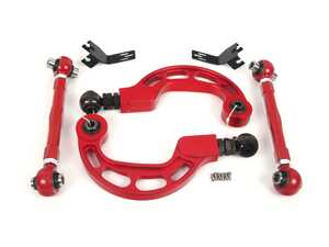 ES#5481189 - ak-126KT - Adjustable Rear Camber And Toe Arm Kit - This adjustable rear suspension kit provides multi-axis alignment correction to optimize the tire contact patch, eliminate uneven tread wear, and sharpen handling response on lowered or track-driven vehicles. - GODSPEED - Audi Volkswagen
