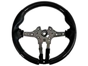 ES#4736894 - F8XCFSW-L - Carbon Fiber Steering Wheel - F22/ F3X/ F8X - Leather  - This steering wheel seamlessly combines cutting-edge materials with timeless design. - Suvneer - BMW
