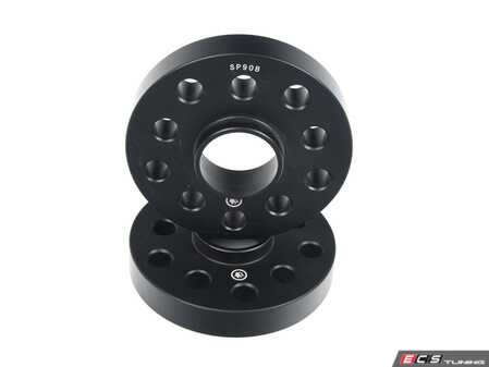 ES#3575938 - SP90BGB - BFI Wheel Spacers - 25mm (Pair) - Exclusively built for your 57.1mm centerbore VW/Audi. Black Anodized - Black Forest Industries - Audi Volkswagen