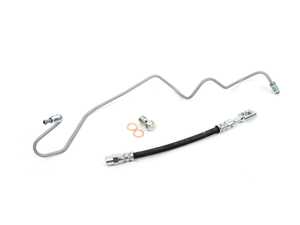 ES#5457115 - 1J0614749 - Rear Hard Brake Hose - Left - Brake line from mid brake hose to brake caliper - Bremmen Parts - Audi Volkswagen