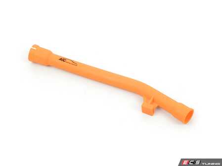 ES#4939943 - 06A103663B - Oil Dipstick Funnel - Generally cracks down below the engine cover, causing a hard to find leak - Bremmen Parts - Audi Volkswagen