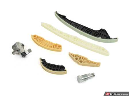 ES#5482169 - 06H109467ARKT - Timing Chain Guides And Tensioners Kit - This kit replaces failure-prone early tensioners and brittle plastic guide rails to prevent timing chain slack - Assembled By ECS - Audi Volkswagen