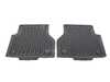 ES#3572127 - 4K0061511041 - Rear Rubber Floor Mat Set - Black - Extremely durable all weather mats to protect your carpet - Genuine Volkswagen Audi - Audi