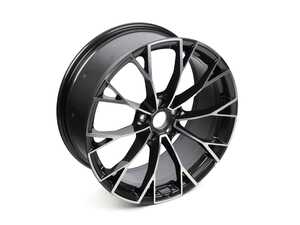 ES#4874012 - 5H0601025ALNQ9 - 19" Warmenau Wheel - Priced Each - The "Warmenau" (C7D) is an official 19-inch forged alloy wheel engineered specifically for the Volkswagen Golf R by the VW R performance division. - Genuine Volkswagen Audi - Volkswagen
