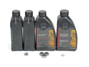 ES#5445542 - w205tcaseKT - Differential & Transfer Case Service Kit - Includes 3 liters of MB Spec 235.7 differential fluid and 1 liter of MB Spec 236.15 transfer case fluid. - Genuine Mercedes Benz - Mercedes Benz