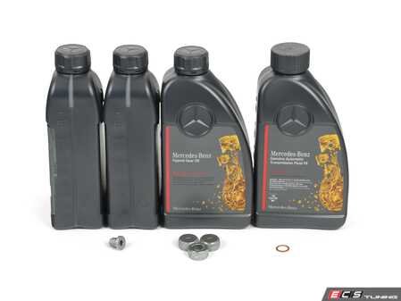 ES#5445542 - w205tcaseKT - Differential & Transfer Case Service Kit - Includes 3 liters of MB Spec 235.7 differential fluid and 1 liter of MB Spec 236.15 transfer case fluid. - Genuine Mercedes Benz - Mercedes Benz