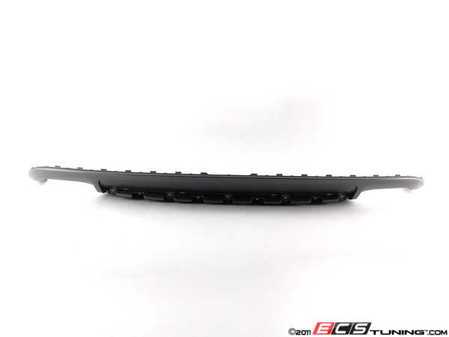 ES#451242 - 8K0807521B1RR - S4 Rear bumper valance - Platinum Grey - Featuring dual exit / dual tip exhaust provisions - Genuine Volkswagen Audi - Audi