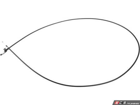 ES#5505091 - 8E1823531D - Hood Latch Release Cable - Connects to the hood latch and the hood latch release lever - URO - Audi