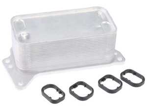 ES#5504555 - 11428510856 - Engine Oil Cooler - Keep your cooling system operating at peak efficiency with this direct-fit aftermarket engine oil cooler/heat exchanger from URO Parts. - URO - BMW