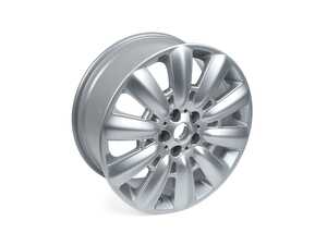 ES#3185785 - 36116856033 - 533 MINI Pin Spoke 18" (5x112) - Bright Silver - Priced Each  - 7,5JX18 ET:51 - Genuine MINI - MINI