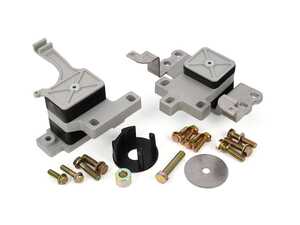 ES#4630098 - EBFI77-K7-4A12 - BFI Stage 1 Engine Mount Kit - Version 2 Torque Arm  - Billet engine transmission mounts with 70A durometer dogbone insert - Black Forest Industries - Volkswagen