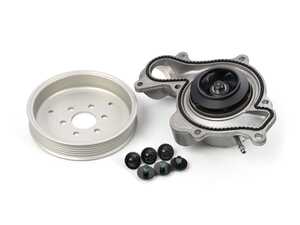 ES#5506314 - 06M121013D0KT2 - Water Pump Kit - 6 Bolt  - Includes 6-bolt pulley and hardware - Assembled By ECS - Audi