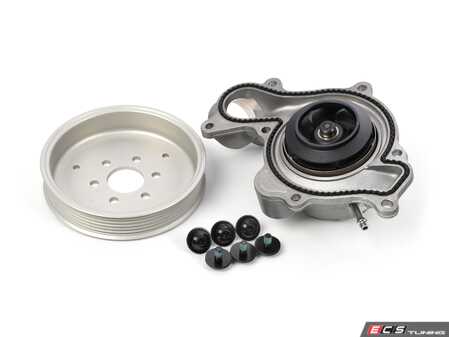 ES#5506314 - 06M121013D0KT2 - Water Pump Kit - 6 Bolt  - Includes 6-bolt pulley and hardware - Assembled By ECS - Audi
