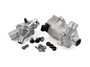 ES#2960474 - 11517604027KT - Water Pump And Thermostat Kit - Includes everything you need to replace your water pump and thermostat - Assembled By ECS - BMW