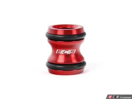 ES#5388836 - 060429LA01 - Billet Water Pump Union - Water pump to oil cooler union pipe with pre-installed O-rings - ECS - Audi Volkswagen