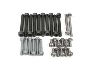 ES#5481594 - n91118902KT - Bottom End Hardware Set - A complete set of essential, factory fasteners required to secure critical bottom-end bearing caps and front engine accessory brackets. - Assembled By ECS - Audi Volkswagen