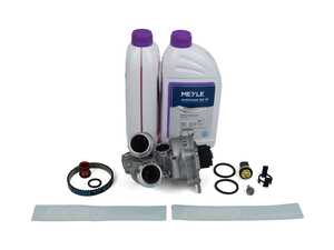 ES#4865991 - 06H121026DD1KT - Water Pump Kit  - Includes coolant, a new water pump, belt, thermostat/housing, union piece & hardware - Assembled By ECS - Audi Volkswagen