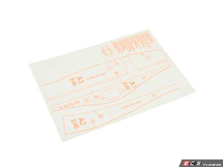 ES#12703 - 01399791459 - TEMPLATE - Genuine BMW - BMW