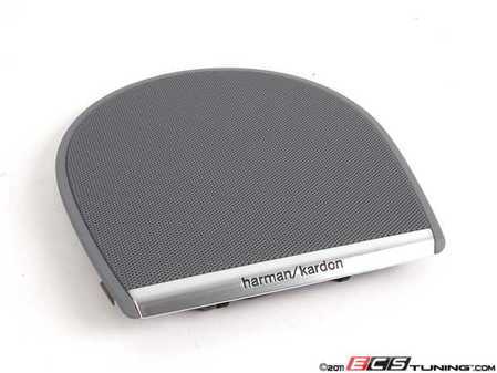 ES#120405 - 51468226498 - E46 Speaker Cover - Rear Deck - Priced Each - Grau/Grey. Protects the speakers located in the rear deck - Genuine BMW - BMW