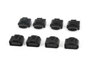 ES#5433890 - 8k0973724KT8 - Ignition Coil Connector Housing - Set Of Eight - The 4-pin connector for the ignition coils - Genuine Volkswagen Audi - Audi