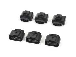 ES#5433888 - 8k0973724KT6 - Ignition Coil Connector Housing - Set Of Six - The 4-pin connector for the ignition coils - Genuine Volkswagen Audi - Audi