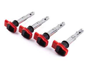 ES#5506923 - 0341072013RED6 - 034Motorsport Ignition Coils - Set of 6 - Built for dependable, long-term performance, 034Motorsport Ignition Coils deliver OEM-quality ignition output with extensive durability testing, premium construction, and true plug-and-play installation. - 034Motorsport - Audi