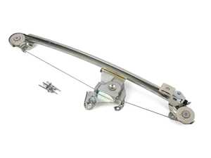 ES#4709021 - 2107301546KT - Rear Window Regulator With Hardware - Left - Featuring Hamburg Technic Rear Left Regulator With (4) Four Rivets - Hamburg Tech - Mercedes Benz