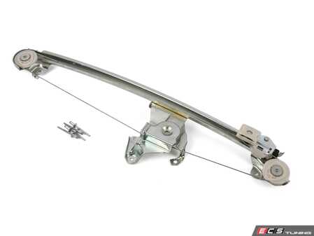 ES#4709021 - 2107301546KT - Rear Window Regulator With Hardware - Left - Featuring Hamburg Technic Rear Left Regulator With (4) Four Rivets - Hamburg Tech - Mercedes Benz