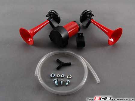 ES#8193 - un6627400 - Air Trumpet Kit - Dual tone air horn kit - Hella - Audi BMW Volkswagen Mercedes Benz MINI Porsche