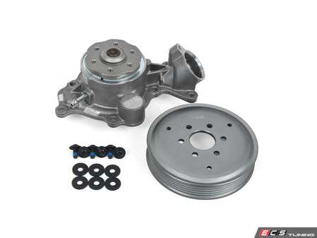 ES#5435156 - 06M121013G - Water Pump kit with Pulley - 6 Bolt - Upgraded water pump kit with 6 bolt pulley included - Hepu - Audi