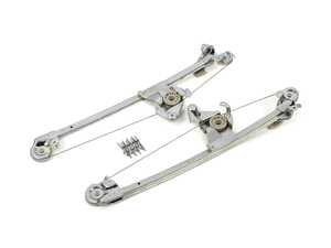 ES#4709028 - 2107301546KT2 - W210 E Class Rear Window Regulators Kit - With Hardware  - Featuring Hamburg Technic Rear Left & Right Side Window Regulators With Hardware! - Hamburg Tech - Mercedes Benz