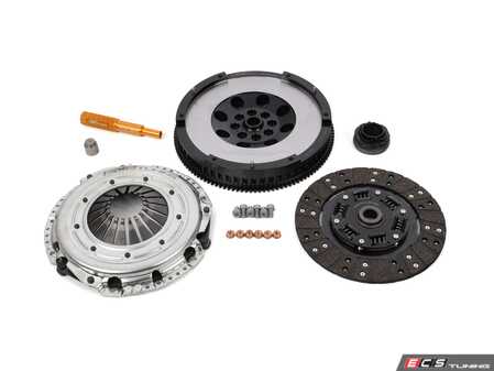 ES#5492643 - 051558LA05AKT - B6/7 S4 Performance Clutch & Lightweight Flywheel Kit - Holds up to 445 ft-lbs of torque with a 29% lighter flywheel for razor-sharp throttle response. - ECS - Audi