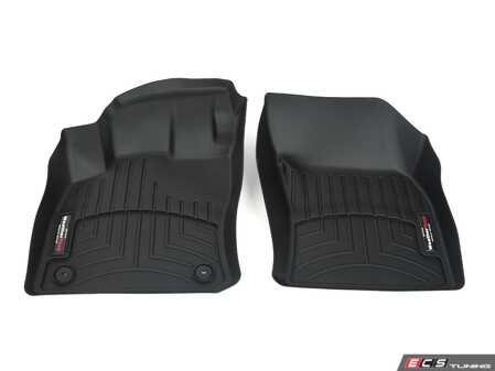 ES#4036316 - 4415631 - Front FloorLiner - Black  - Laser measured for perfect fitment and ultimate protection against moisture and debris - WeatherTech - Volkswagen
