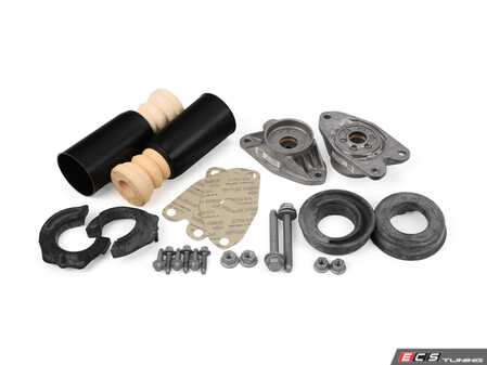 ES#5505374 - 33506864452KT - Cup Kit/Coilover Installation Kit - Rear - Everything needed to install new shocks and struts - includes all Genuine BMW components! - Assembled By ECS - BMW