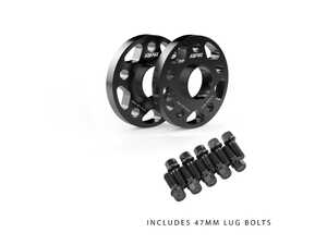 ES#5507080 - KT100012 - APR Wheel Spacer Kit With Lug Bolts - 20mm Thick - 57.1mm CB - 47mm Bolts - APR Wheel Spacers (Set of 2) and Extended Lug Bolts (Set of 10) - APR - Audi Volkswagen