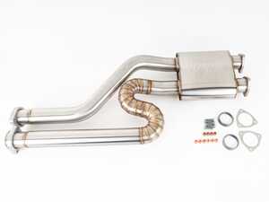 ES#5507305 - 048781LA01KT2 - E46 M3 E46 M3 Resonated Equal Length Section 1 with Install Kit - Eliminate the dreaded S54 rasp and give your BMW E46 M3 an exotic sounding exhaust note. Includes all necessary installation hardware - Turner Motorsport - BMW
