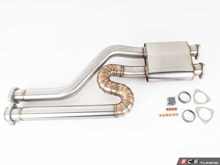 ES#5507305 - 048781LA01KT2 - E46 M3 E46 M3 Resonated Equal Length Section 1 with Install Kit - Eliminate the dreaded S54 rasp and give your BMW E46 M3 an exotic sounding exhaust note. Includes all necessary installation hardware - Turner Motorsport - BMW