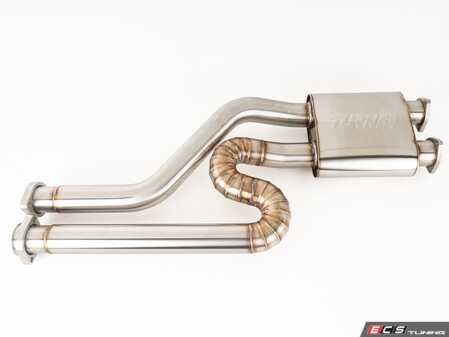 ES#4905540 - 048781LA01 - E46 M3 Resonated Equal Length Section 1 - Eliminate the dreaded S54 rasp and give your BMW E46 M3 an exotic sounding exhaust note. - Turner Motorsport - BMW