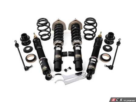 ES#5396236 - H-11-BR-6K-6K - BR Series Coilover Suspension Kit - Featuring 30 levels of adjustment and performance spring rates and valving (6K front springs, 6K rear springs) - BC Racing - Audi Volkswagen