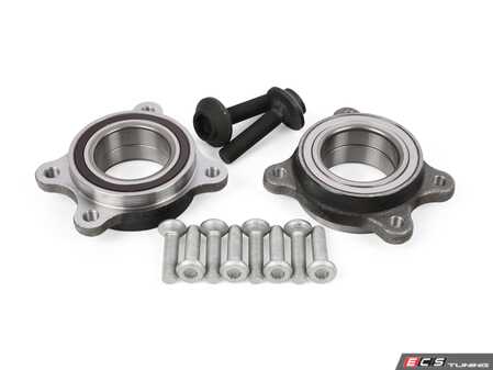 ES#5491218 - 8w0498625ghKT - Wheel Bearing - Pair - Includes both bearings with axle & securing bolts. - Hudson - Audi