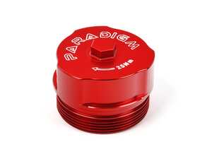 ES#4465369 - OILCAPB58Red - Magnetic Billet Oil Filter Housing Cap For B58 - Red Anodized - Paradigm Engineering's Upgraded BMW B58 magnetic aluminum oil filter Housing cap directly replaces the OEM plastic oil filter cap on your BMW - Paradigm Engineering - BMW