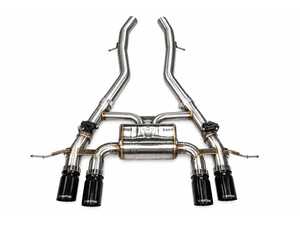 ES#5456843 - G8XM3AXLBRBLK - Valved Sport Axle-Back Stainless Exhaust System - 3.5" Black Tips - Upgrade your M3/M4's exhaust to make the S58's naturally aggresive tone shine! - Valvetronic Designs - BMW