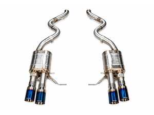 ES#5456808 - E9XM3AXLBRBRT - Valved Stainless Axle-Back Exhaust System - 3.5" Burnt Tips - Upgrade the exhaust sound of your BMW - T304 Stainless Steel with Vacuum-Operated Valves - Valvetronic Designs - BMW