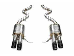 ES#5456809 - E9X.M3.AXL.BR.FC - Valved Stainless Axle-Back Exhaust System - 3.5" Forged Carbon Tips - Upgrade the exhaust sound of your BMW - T304 Stainless Steel with Vacuum-Operated Valves - Valvetronic Designs - BMW