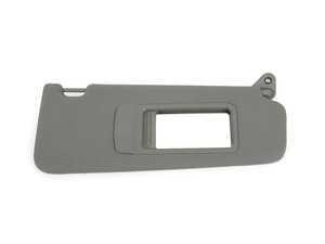 ES#2576114 - 51166981650 - European Sun Visor - Gray Fabric - Eliminates airbag warning stickers! - Genuine European BMW - BMW