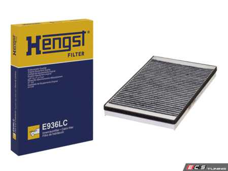 ES#4019196 - 4B0091800 - Cabin Filter - Activated Charcoal - Filter pollutants, allergens and unpleasant odors almost completely out of the outside air drawn in, thus ensuring a healthy and hygienic climate in the vehicle. - Hengst - Audi