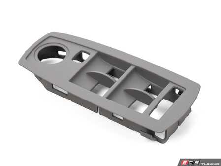 ES#98395 - 51413415802 - E83 X3 Window Switch Cover - Left - Grey. Used to cover the window switches - Genuine BMW - BMW