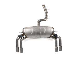 ES#2740288 - 8V5253609K - Rear Muffler Assembly - Restore your factory exhaust note with this rear muffler! - Genuine Volkswagen Audi - Audi