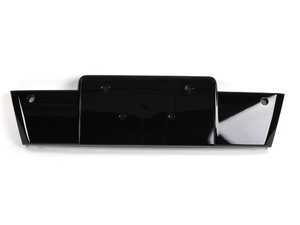 ES#460180 - 8R0807285BT94 - Front License Plate Bracket - Glossy Black - Keep a clean look and add a place for your plate - Genuine Volkswagen Audi - Audi