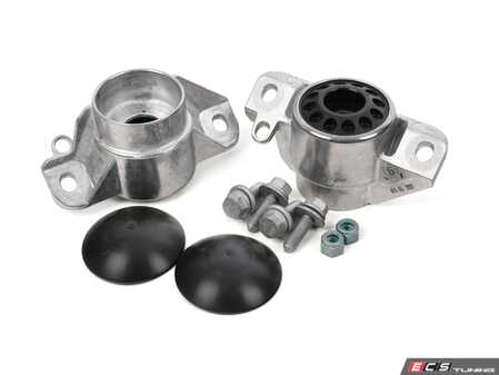 ES#5491431 - 8K0513353ECKT3 - Rear Upper Shock Mount Kit - Pair & Hardware - Fits the left and right side, install hardware included - Rein - Audi Porsche